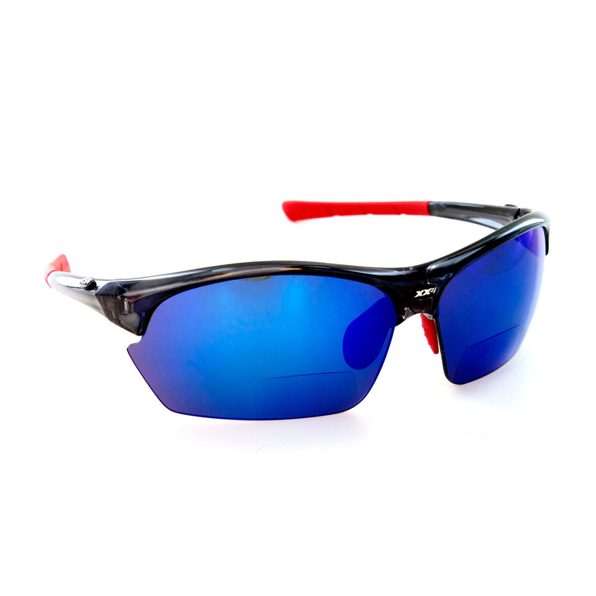 France2 Polarized Sport Reader Sunglasses by Xx2i Optics Black Onyx / Polarized Brown / 2.0