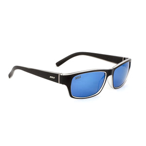 Bahamas1 Crystal/Black with Polarized Grey Lens