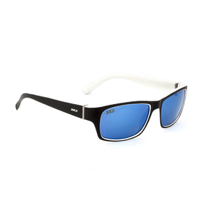 Bahamas1 Matte White/Black with Polarized Grey Lens